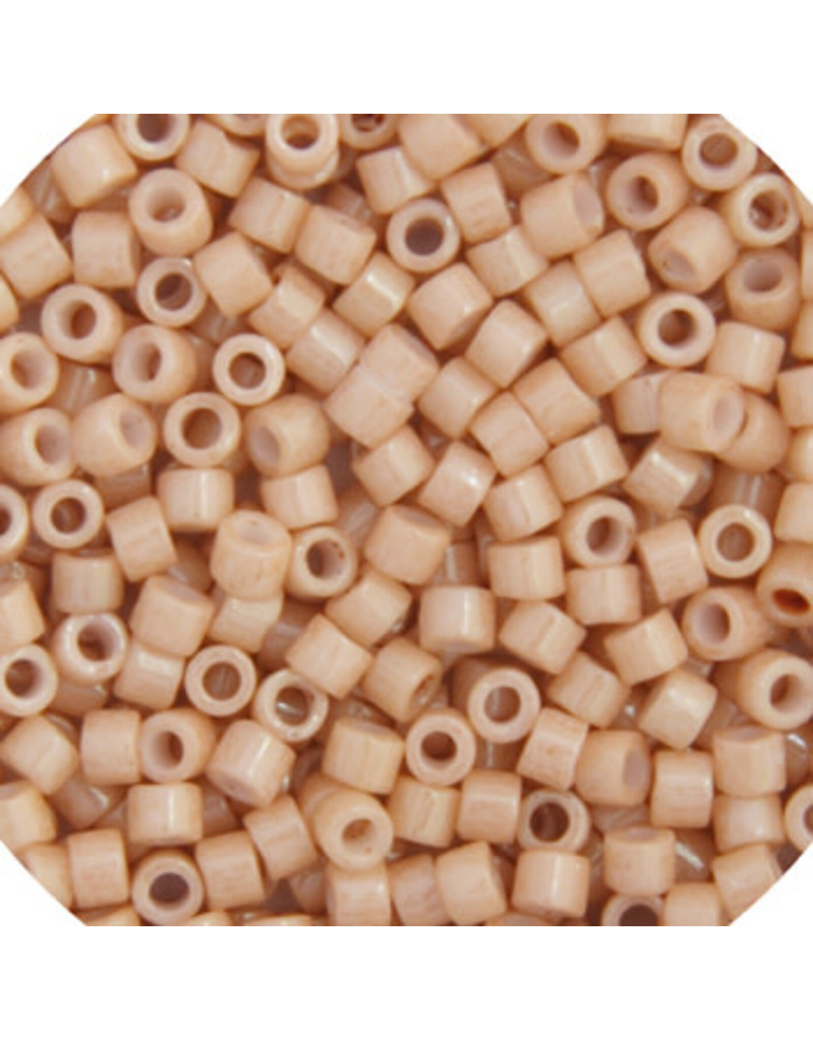 Miyuki db208 11 Delica  Opaque Tan Brown Gold Lustre