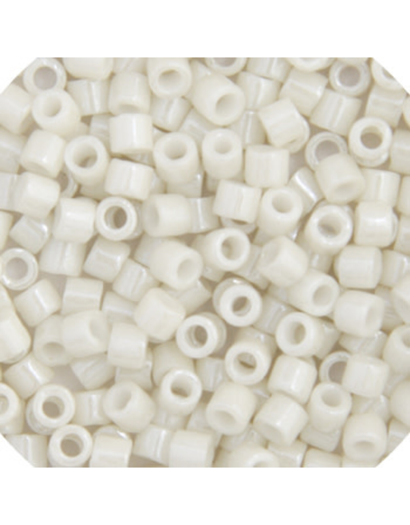 Miyuki db211 11 Delica  Opaque White Alabaster Glazed