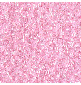 Miyuki db244 11 Delica  Clear Pink Ceylon c/l