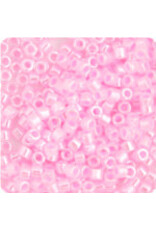 Miyuki db244 11 Delica  Clear Pink Ceylon c/l