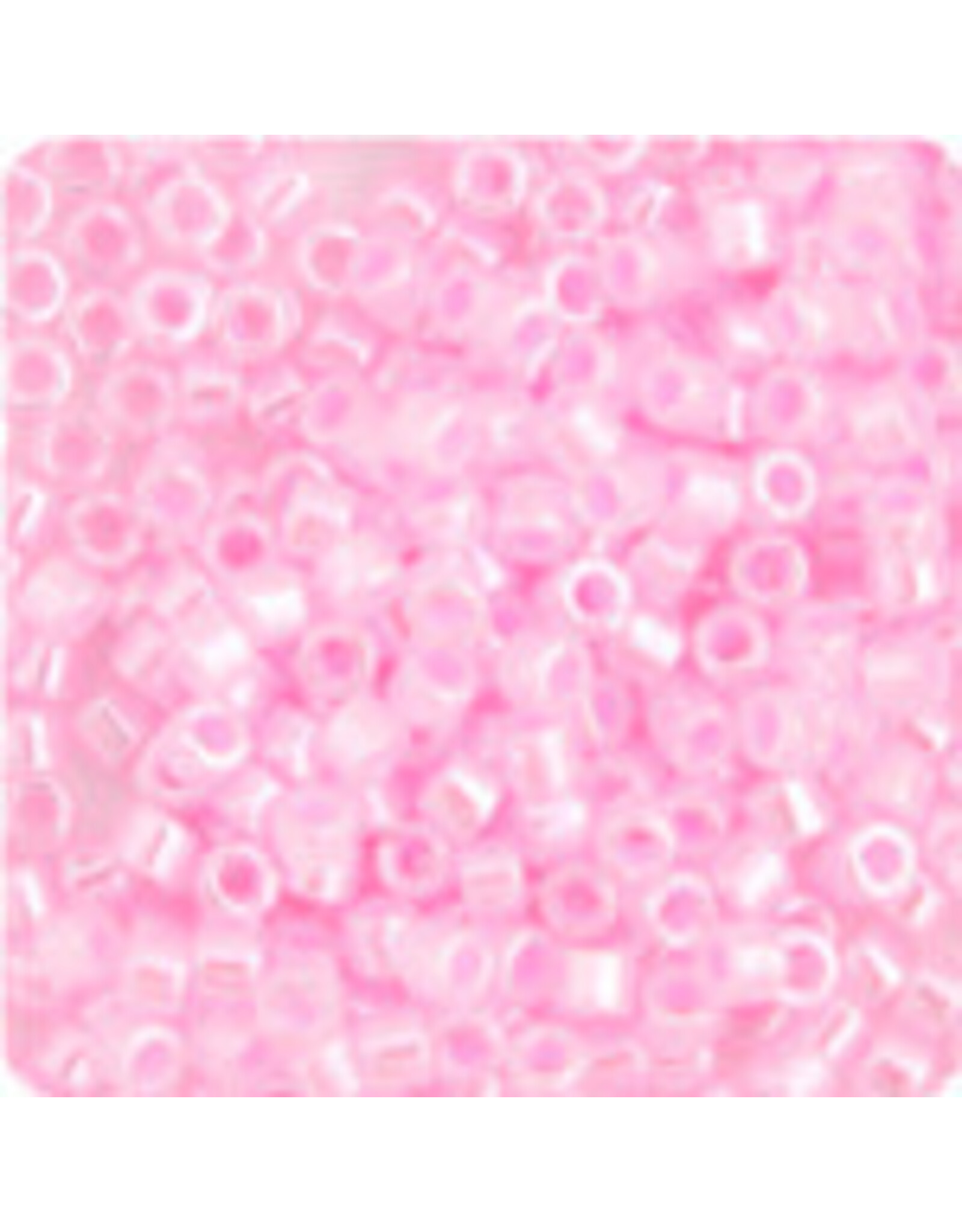 Miyuki db244 11 Delica  Clear Pink Ceylon c/l