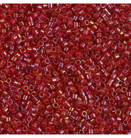 Miyuki db295 11 Delica   Red  AB Dyed c/l