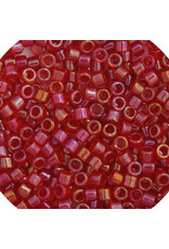 Miyuki db295 11 Delica   Red  AB Dyed c/l