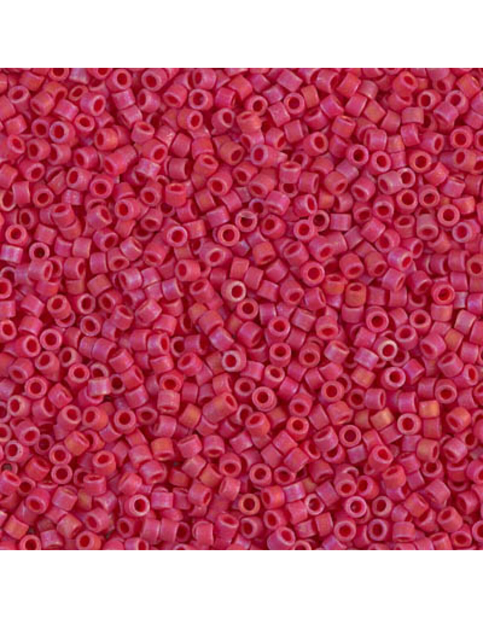 Miyuki db362  11 Delica  Opaque Red AB matte