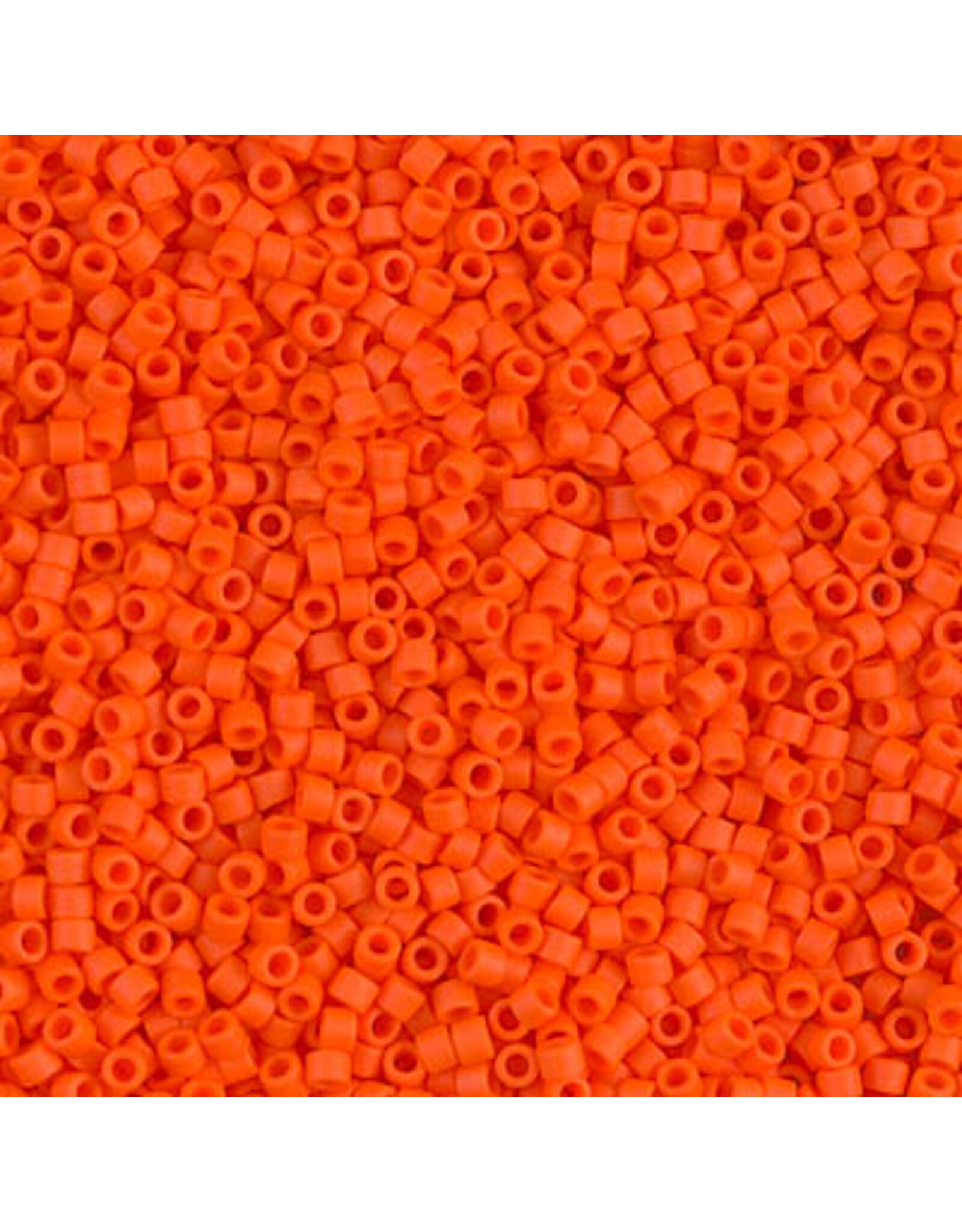 Miyuki db752  11 Delica   Opaque Orange Matte