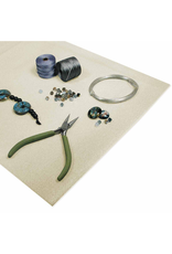 Bead Work Mat 13x13 inch  Cream