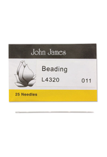 John James English Beading Needle Size 11  2"  x25