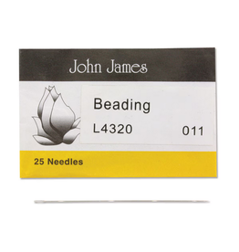 John James English Beading Needle Size 11  2"  x25