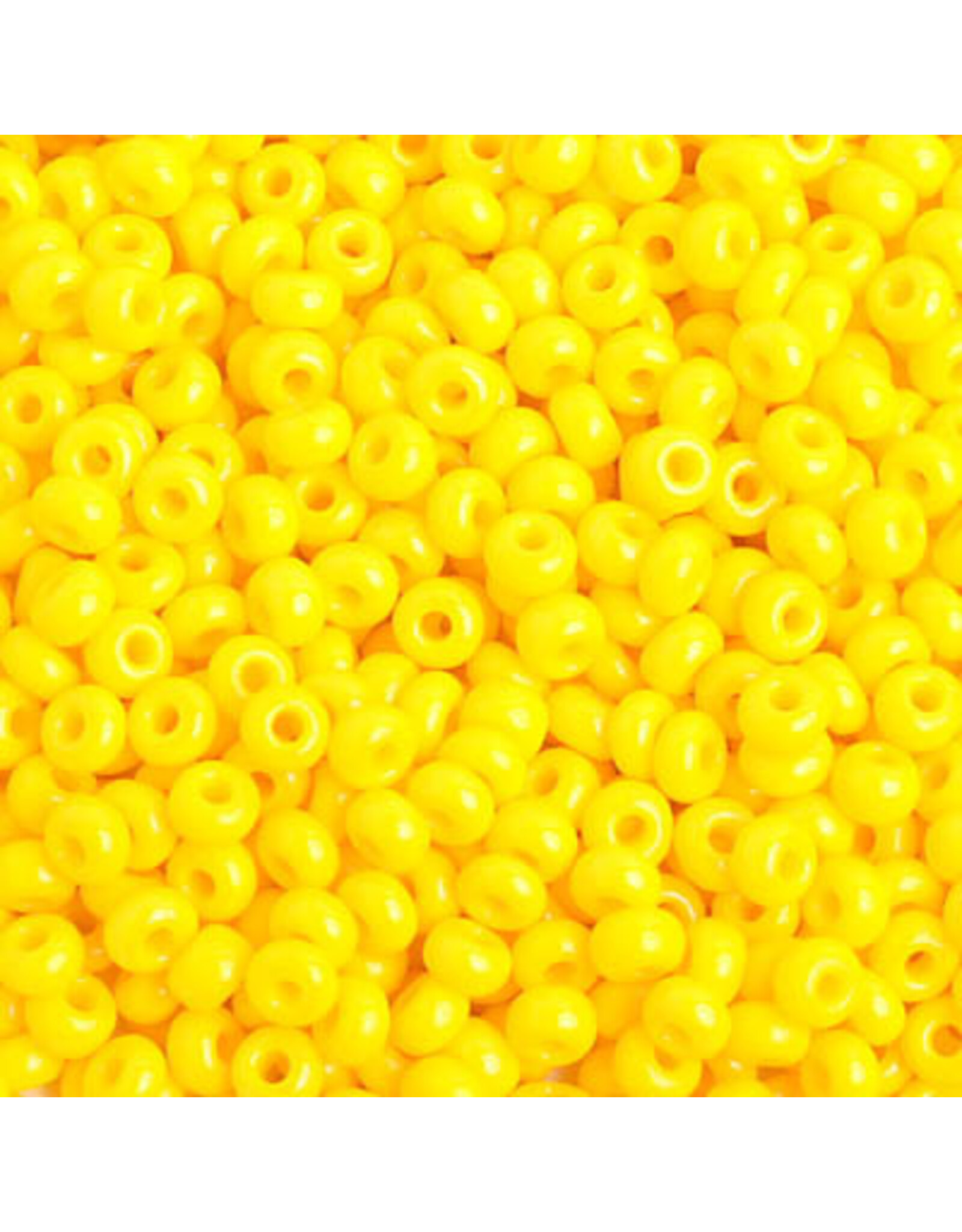 Czech 83130  8 Seed Opaque Golden  Yellow