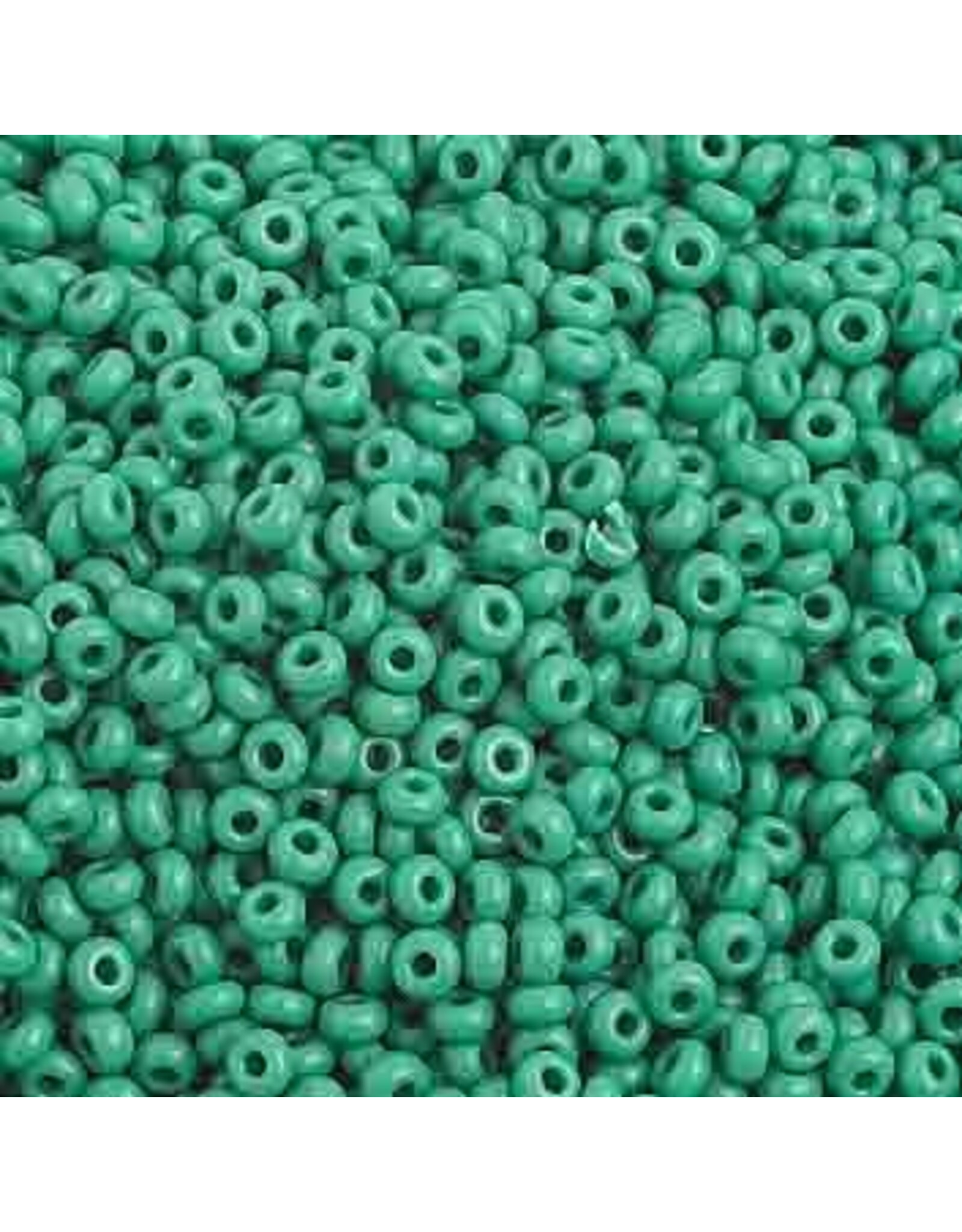 Czech 1020 10  Seed  Opaque Medium Dark Green