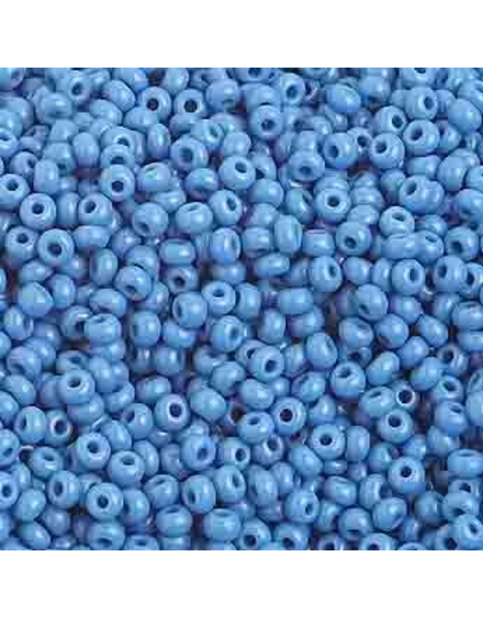 Czech 1036 10  Seed Opaque Dark Medium Blue