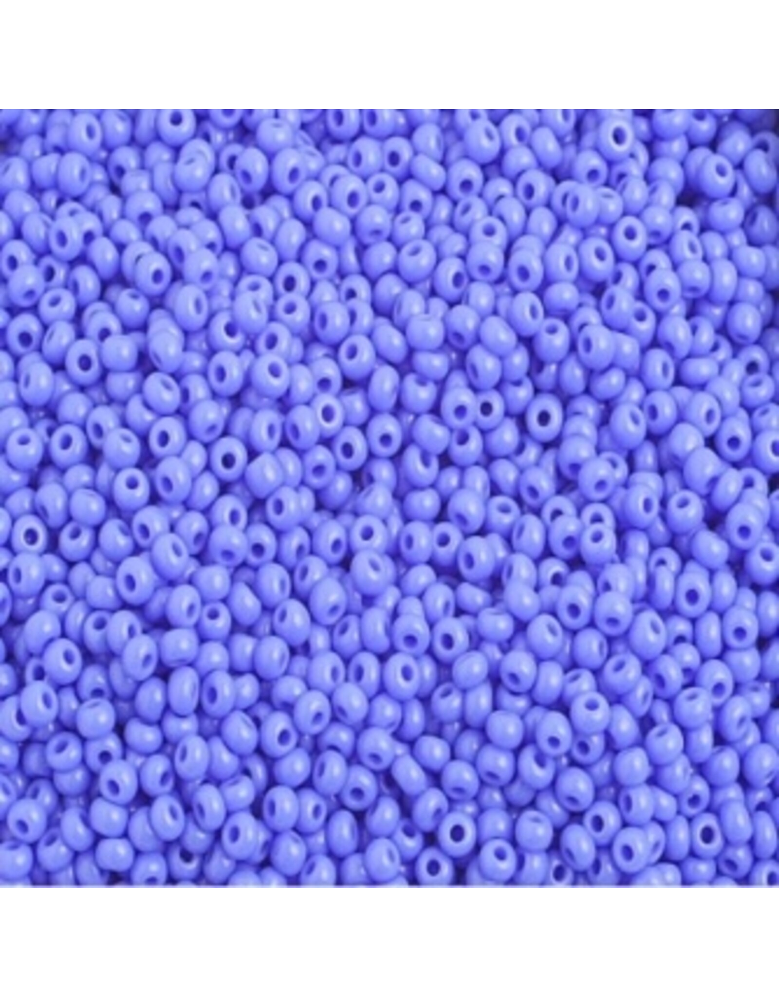 Czech 1046 10  Seed Opaque Light Royal Blue