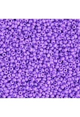 Czech 1156  10  Seed  Opaque  Dyed Violet Purple