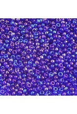 Czech 1240  10  Seed  Transparent  Navy  Blue AB