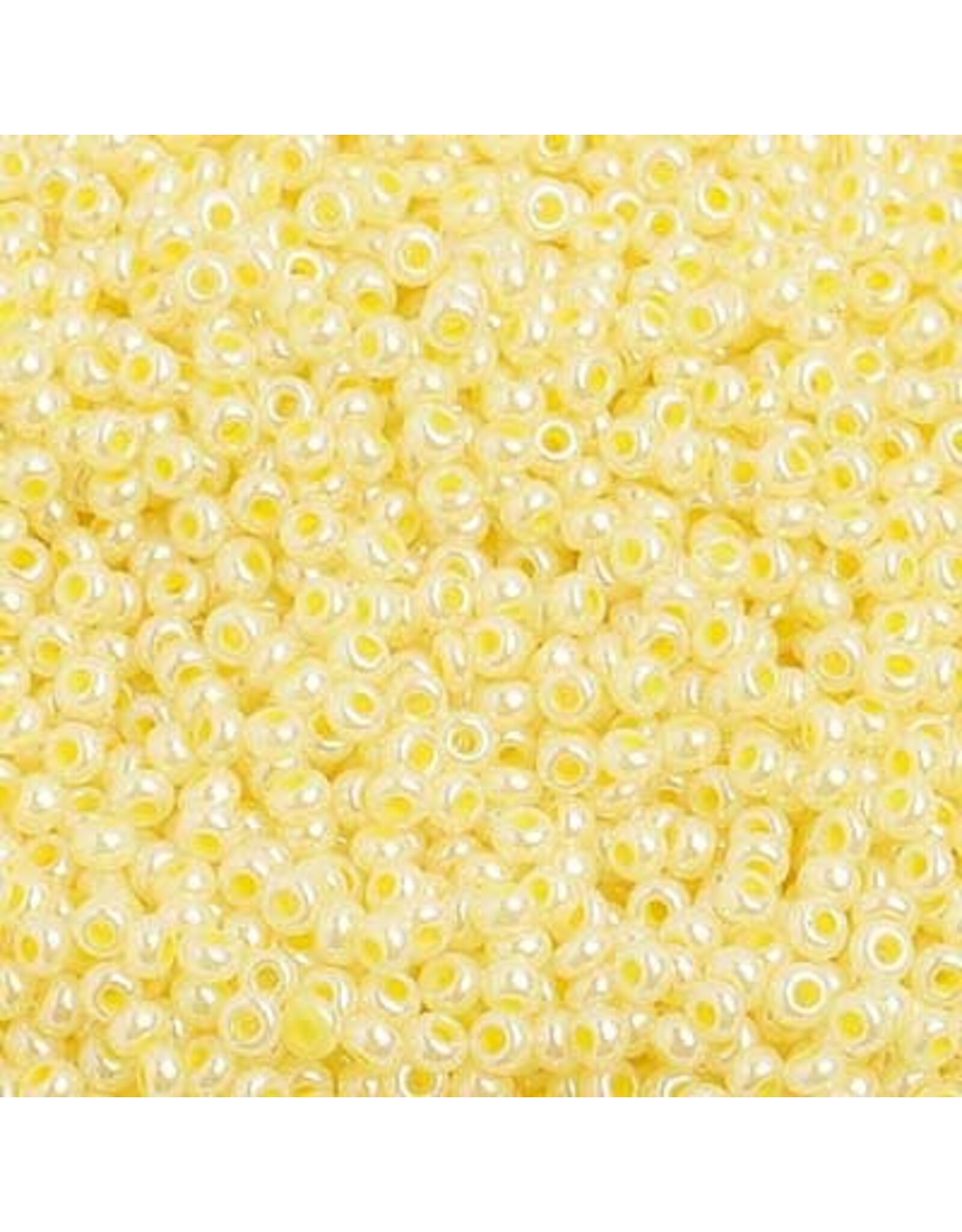 Czech 1427  10  Seed  Yellow Pearl Dyed