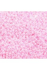 Czech 1429  10  Seed  Pink Rose Pearl Dyed
