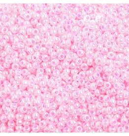 Czech 1429  10  Seed  Pink Rose Pearl Dyed