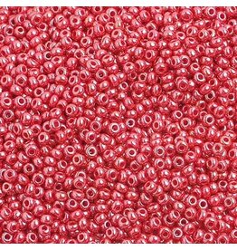Czech 1472  10  Seed   Opaque Red Pearl