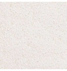 Czech 1476 10  Seed  Opaque Pearl White