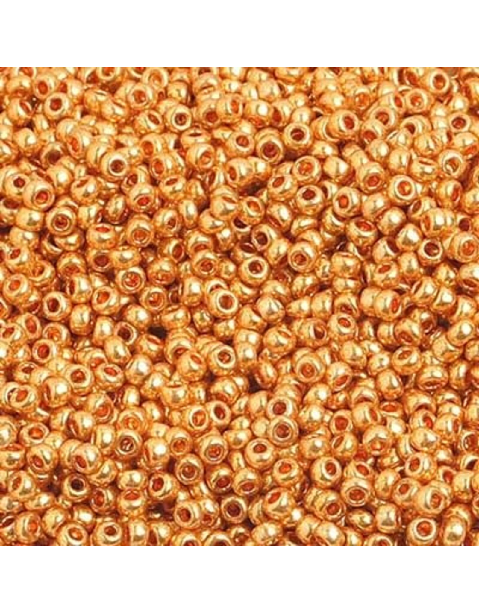 Czech 1504  10  Seed  Gold Metallic