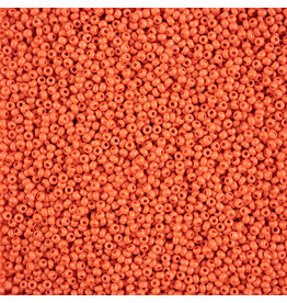 Czech 1561 10 Seed Opaque Orange Matte Terra Intensive