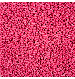 Czech 1562 10 Seed  Opaque Rose Matte Terra Intensive