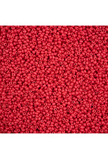 Czech 1564 10 Seed Opaque Red Matte Terra Intensive