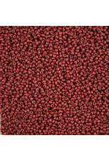 Czech 1568 10 Seed Opaque Brown Matte Terra Intensive