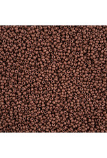 Czech 1569 10 Seed Opaque Dark  Brown Matte Terra Intensive