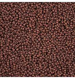 Czech 1569 10 Seed Opaque Dark  Brown Matte Terra Intensive