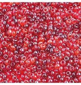 Czech 1603 10  Seed  Transparent Red Lustre Mix