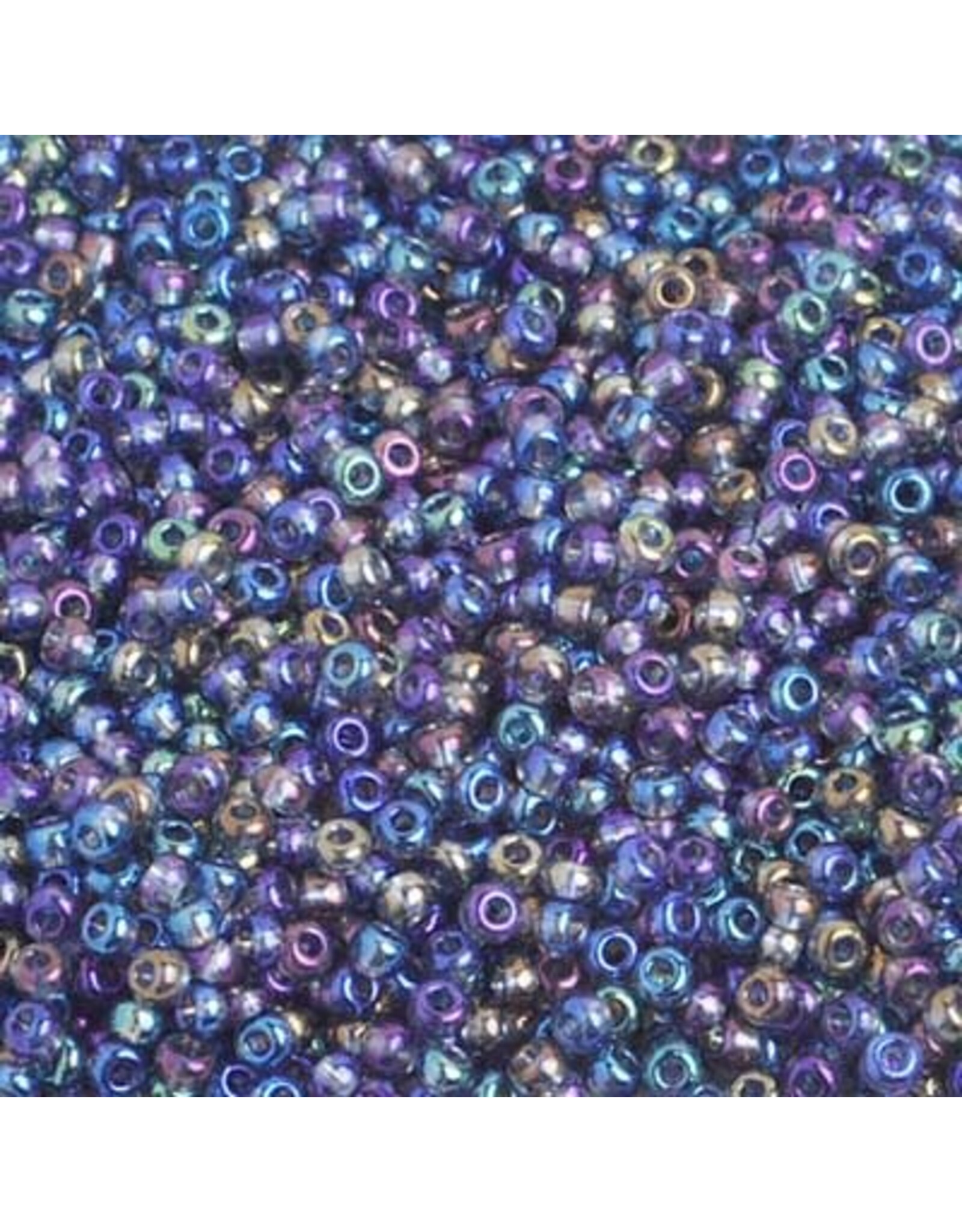 Czech 2309 10 Seed Transparent Grey AB