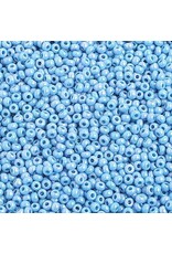 Czech 2313 10  Seed Opaque Light Blue AB