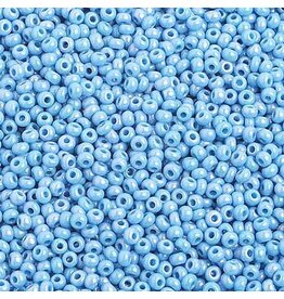 Czech 2313 10  Seed Opaque Light Blue AB
