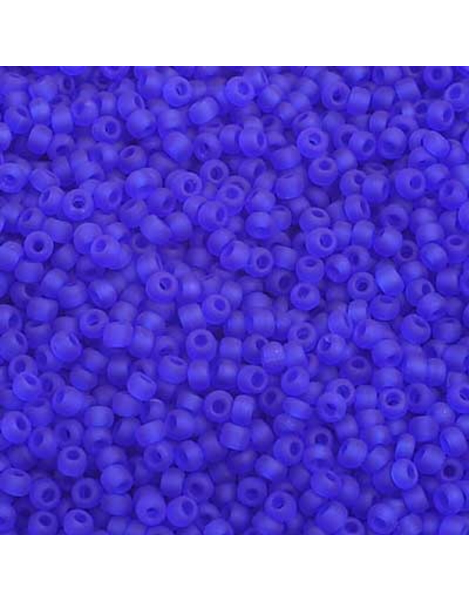 Czech 2324 10  Seed  Transparent Dark Blue Matte