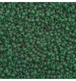 Czech 2325 10  Seed Transparent Dark Green Matte