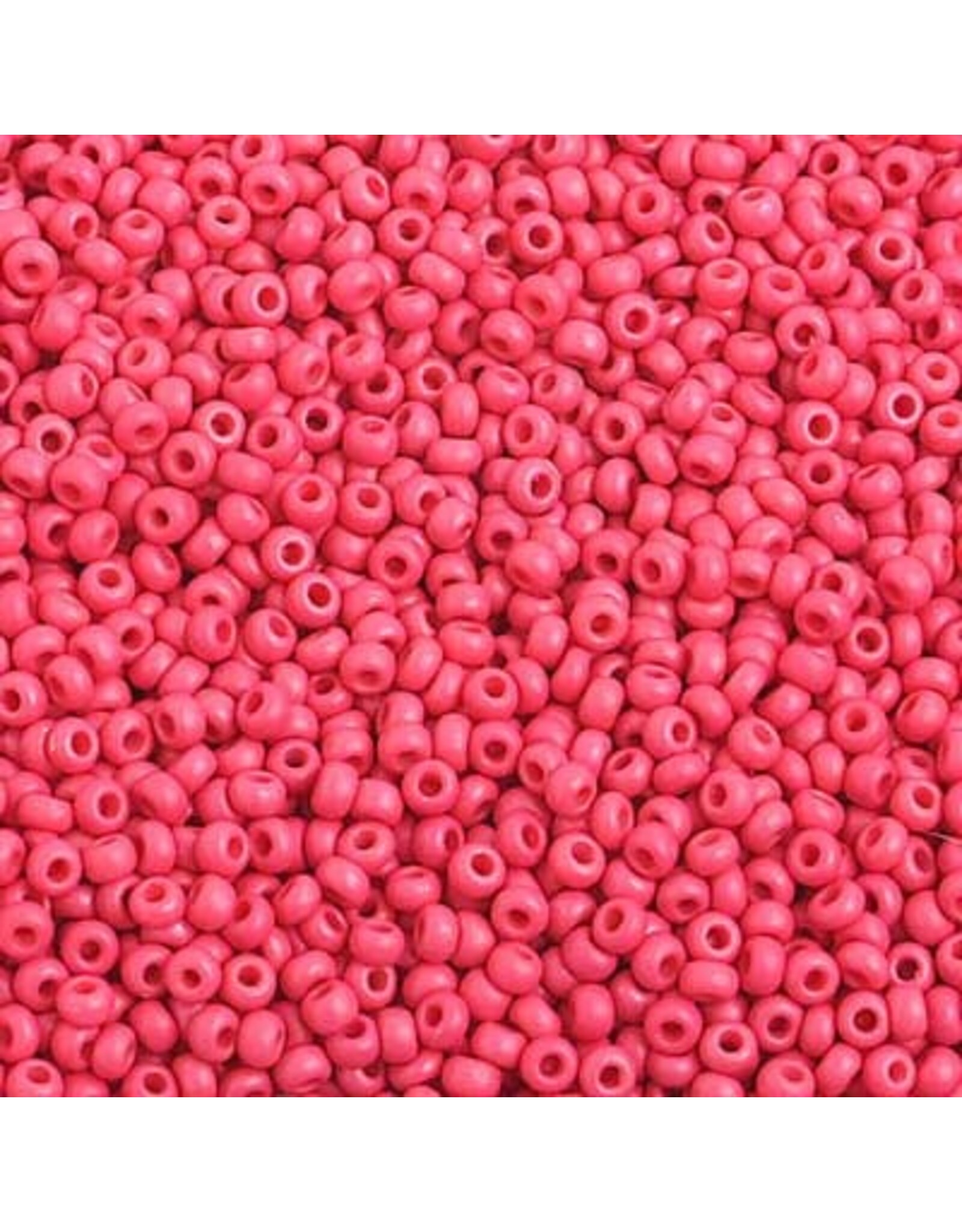 Czech 2331 10  Seed Opaque Red Matte