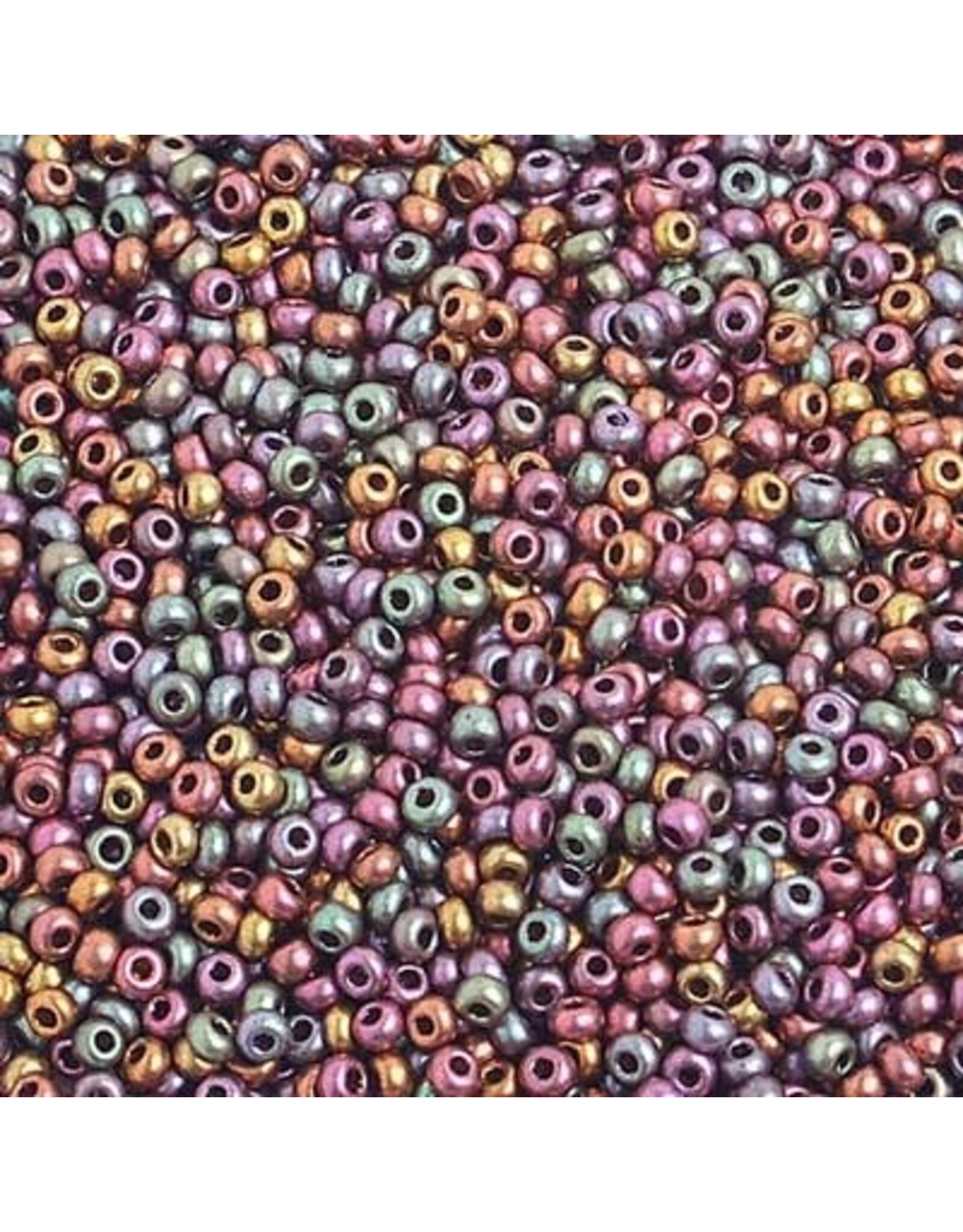 Czech 2336 10  Seed Copper AB Matte Metallic