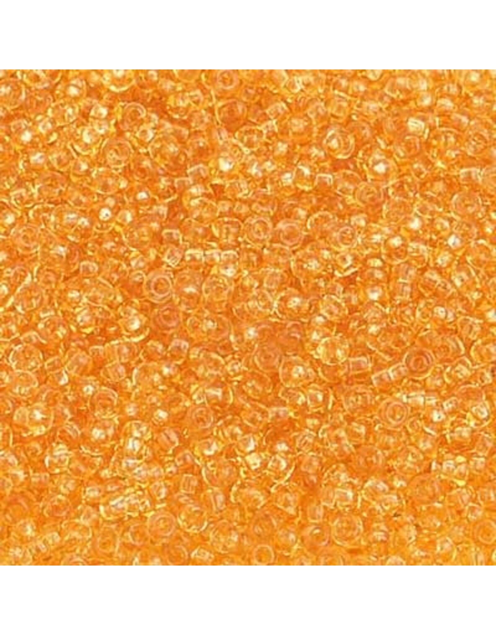 Czech 2341 10  Seed  Transparent Light Topaz Brown