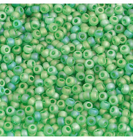 Czech 29350  10  Seed  Transparent  Green AB Matte