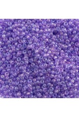 Czech 2402   10  Seed Transparent Mauve Purple AB