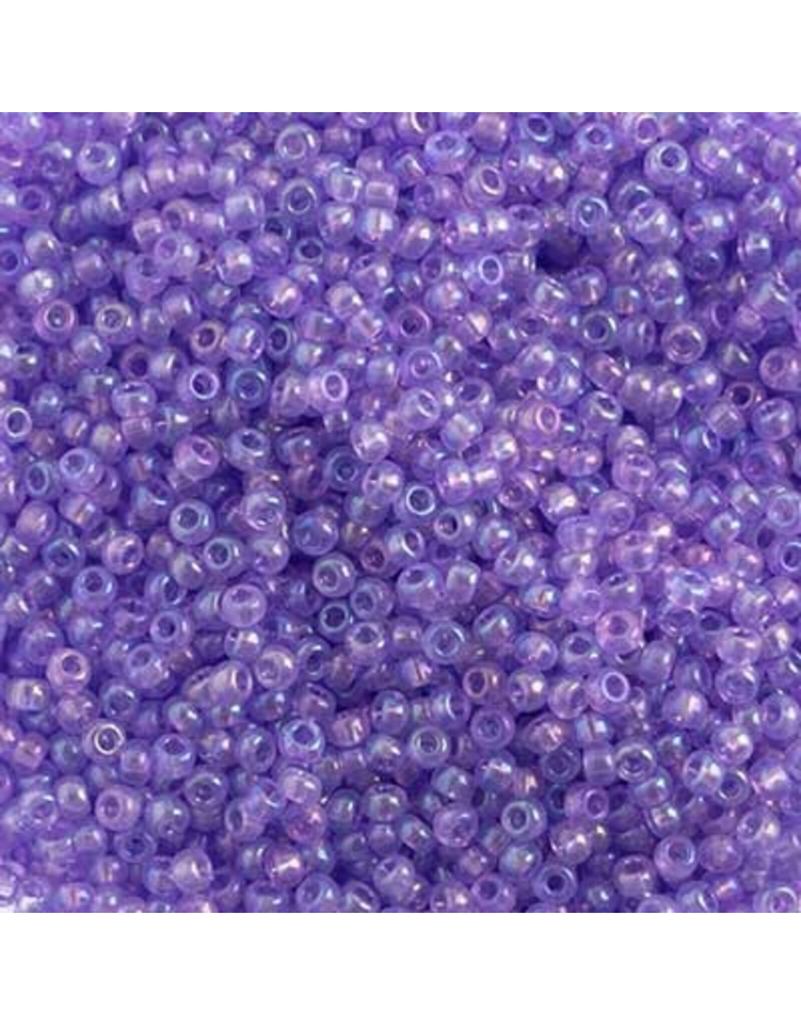 Czech 2402   10  Seed Transparent Mauve Purple AB