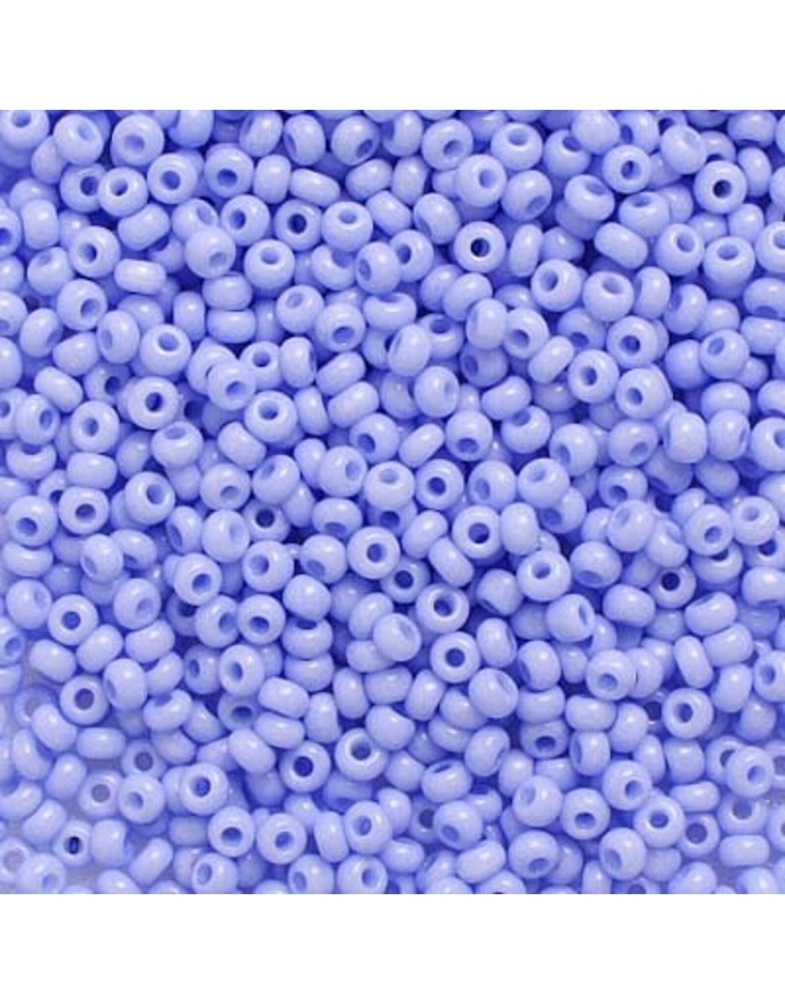 Czech 40036 10  Seed  Opaque Chalk  Light Violet Purple s/g