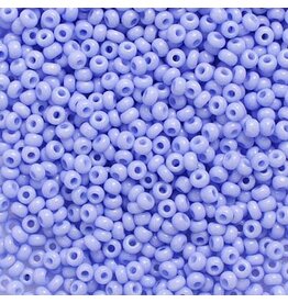 Czech 40036 10  Seed  Opaque Chalk  Light Violet Purple s/g