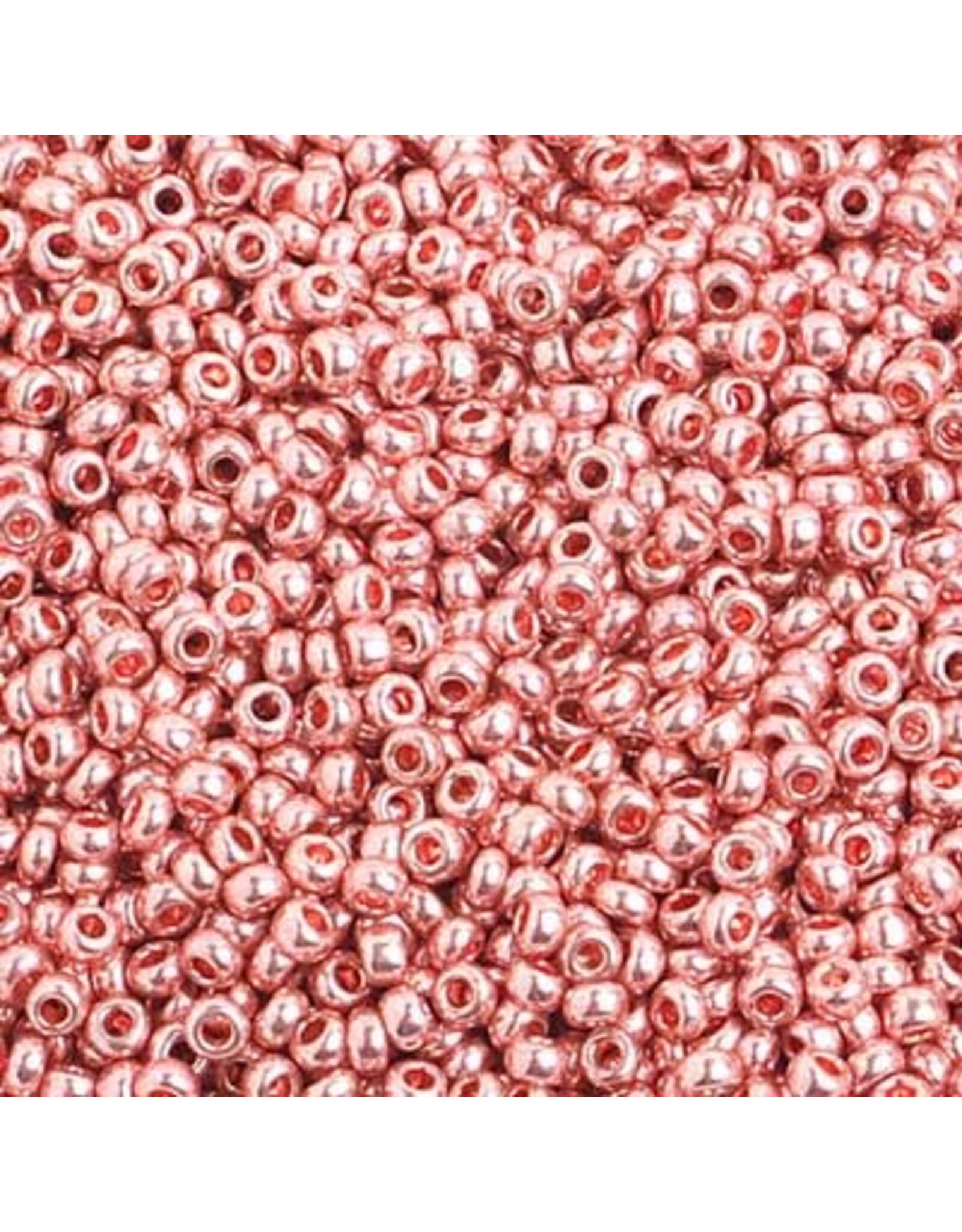 Czech 40028 10  Seed  Pink Metallic s/g