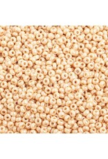 Czech 2388 10  Seed  Opaque Ivory Brown Lustre