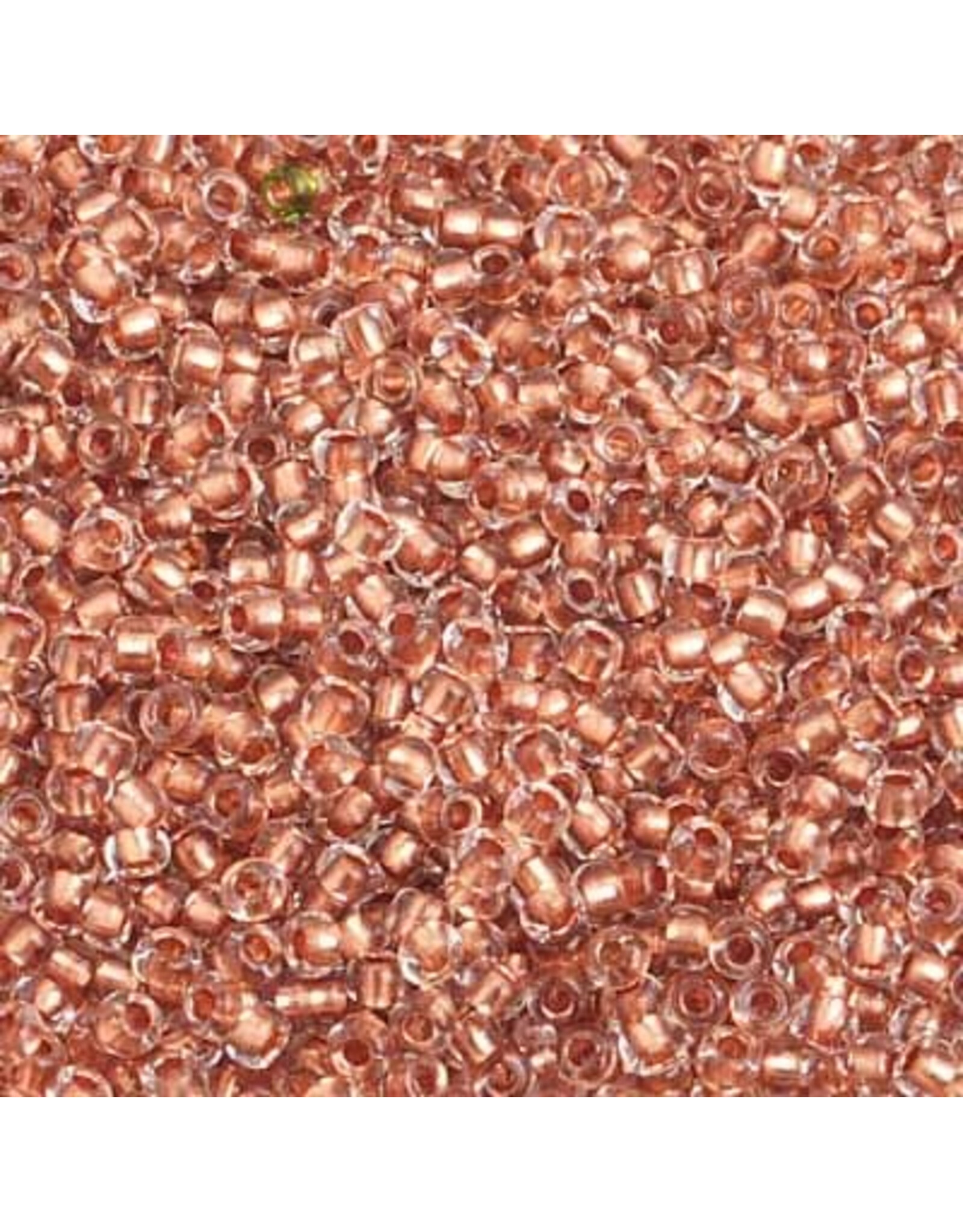 Czech 35358 10 Seed Clear Copper Lined
