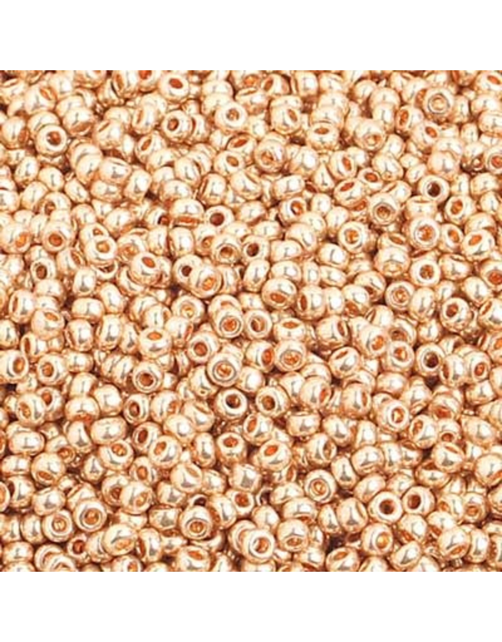 Czech 40014  10  Seed Gold Metallic s/g