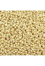 Czech 40026 10  Seed  Light Gold Metallic s/g