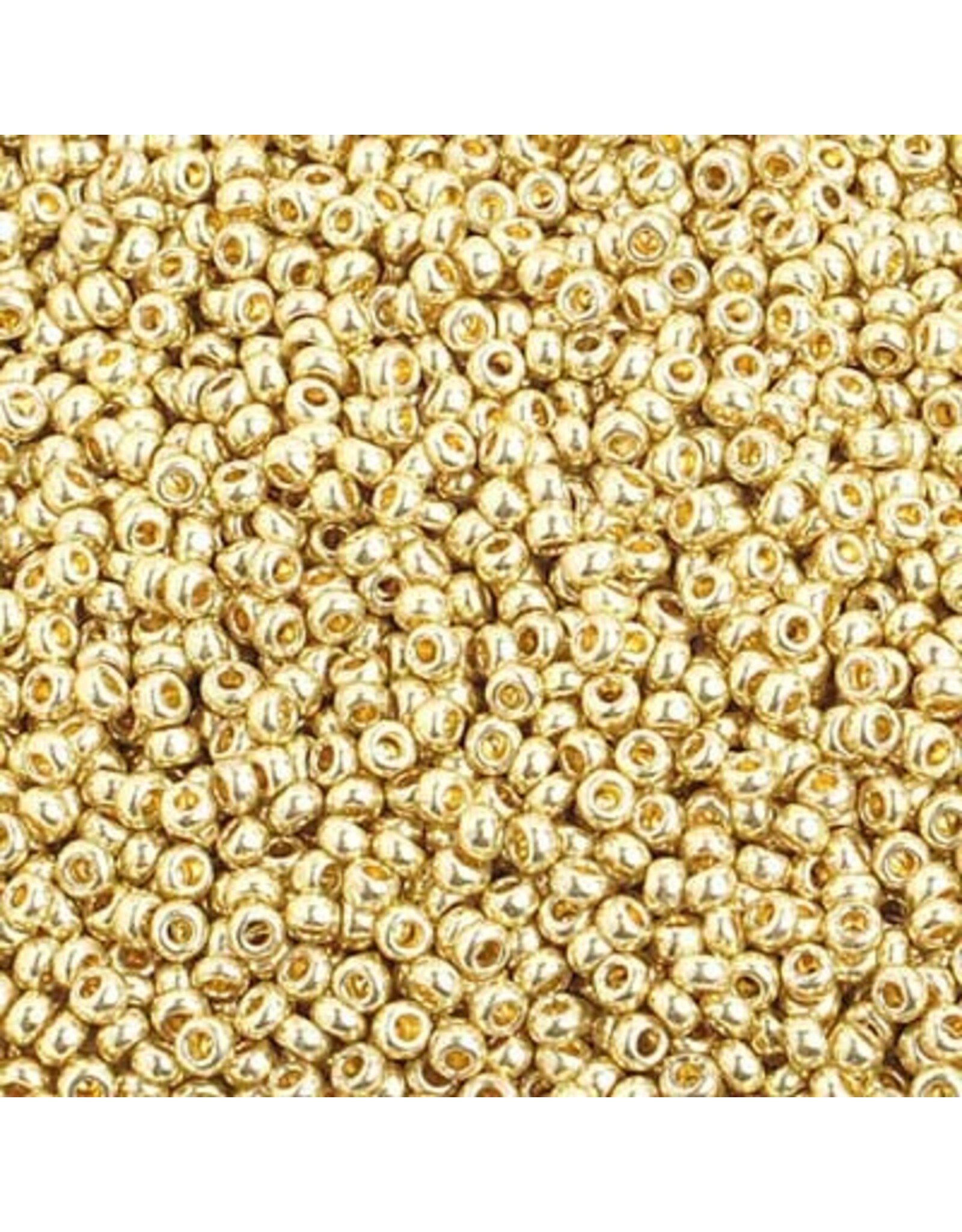 Czech 40026 10  Seed  Light Gold Metallic s/g